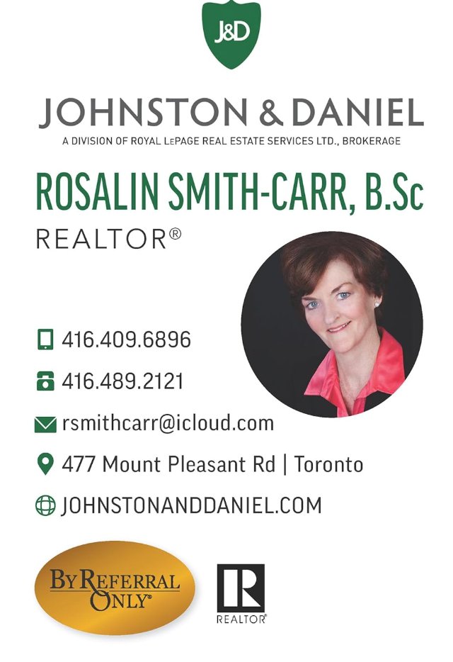 Rosalin Smith-Carr, REALTOR® – Johnston & Daniel